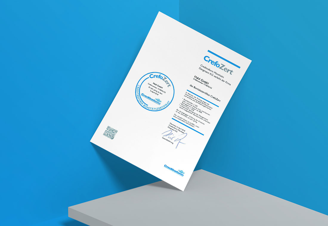 Creditreform, Zertifikat, CrefoZert, Kredit